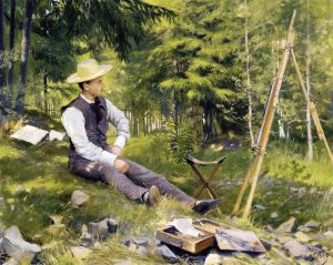 Paul_Gustave_Fischer_-_The_Artist_Painting_En_Plein_Air